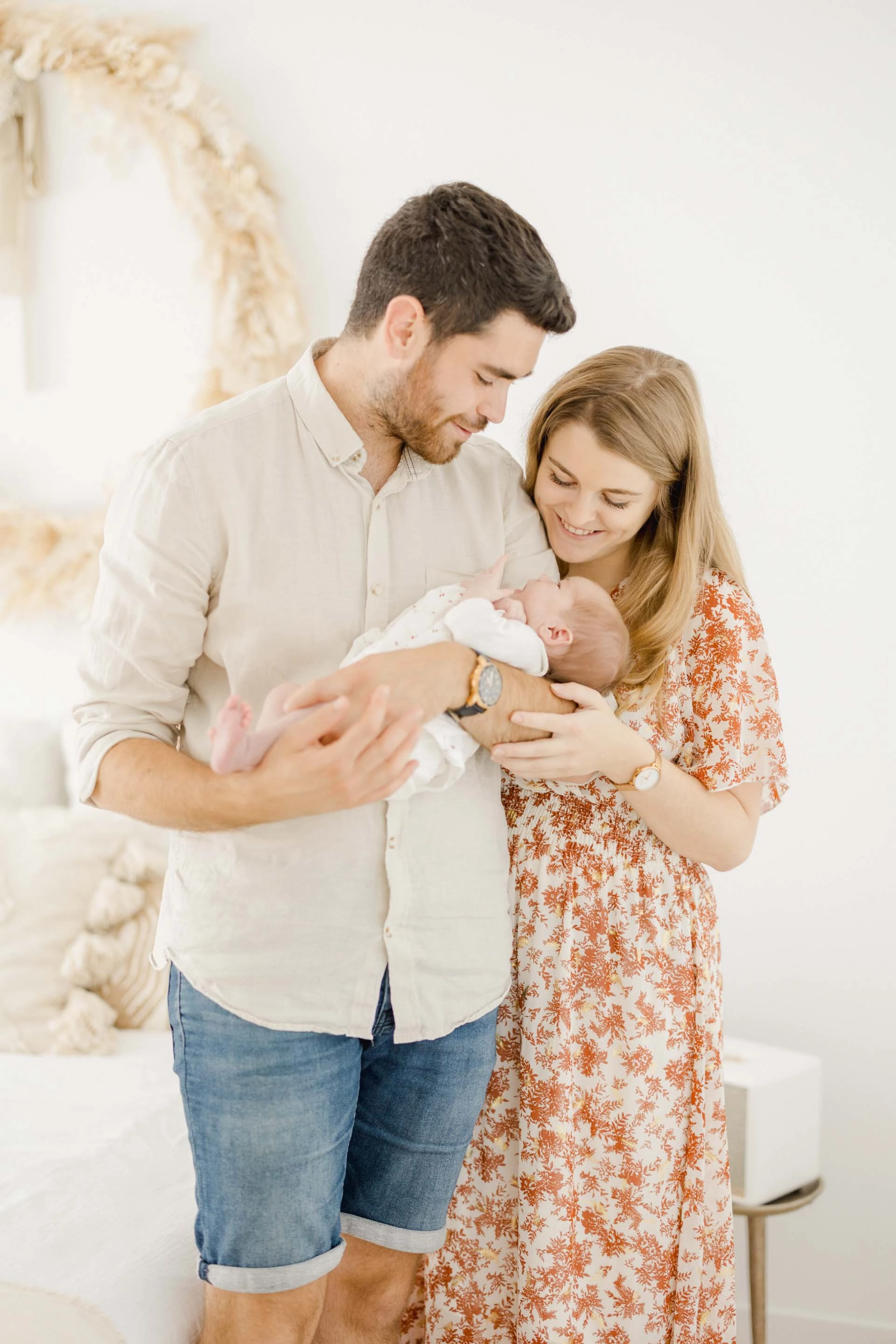 bonheur amour enfant sourire famille